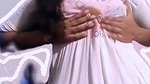 Beautiful sexy girl pressing her boob  show