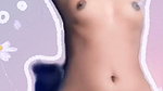 Beautiful sexy girl pressing her boob  show