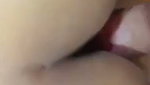 Boyfriend try to fuck in her ass