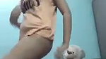 cute girl undressing