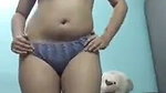 cute girl undressing