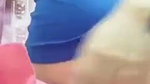hijabi girl humping on pillow
