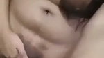 saggy boobs selfie in bathroom