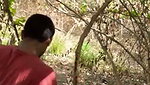 Aunty fuck with neighbour uncle in middle of jungle