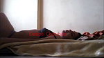 Girlfriend fucking hard on bed