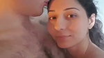 Punjabi girl sucking boobs by his classmate