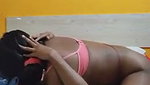 Sexy lady giving Blowjob  licking