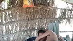 Village couple having fun outdoor