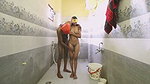 Boyfriend  girlfriend enjoying bath