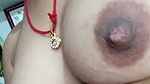 Beautiful girl show her boob  pink juice pussy