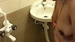 aunty bathing