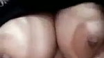 Beautiful hot girl show her boob