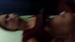 Husband sucking wife boob