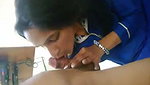 New married wife Blowjob her husband dick on honeymoon
