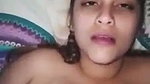 Sexy girl show her huge boob rubing dick on it
