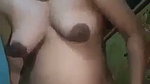 Village bhabhi putting cucumber inside her pussy