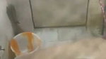 Step sister taking bath