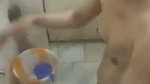 Step sister taking bath