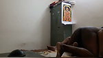 Mature couple fucking on bed