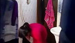 Sexy lady bathing