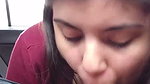 British Indian Blowjob In Car