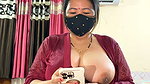 88pink 1 Mahroon nighty boobs open nepali randi bhabhi