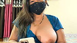 88pink 11 Blue nighty Boobs open nepali randi bhabhi