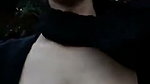 khule mein boob dabayi