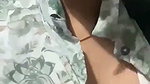 Beautiful girl showing her nipple pressing