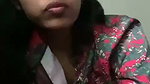Hot girl pressing her boob