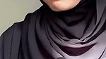 Muslim girl pressing her sweet nipple