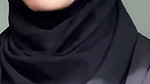 Muslim girl pressing her sweet nipple