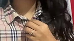 Muslim girl pressing her sweet nipple