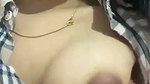 Muslim girl pressing her sweet nipple