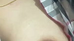 Muslim girl pressing her sweet nipple