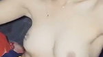 Sexy sweet girl giving Blowjob