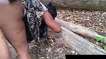Tamil aunty fuck in Doggy position in jungle