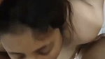 Beautiful sexy girl giving deeply Blowjob to bf