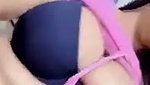 Most beautiful girl show her huge boob  Fingering