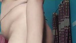 Naughty aunty showing her asshole