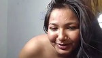 Sexy hot girl drilling her pussy with red dilo on live