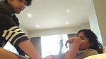 Horny bitch fucked by bf