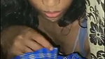 Tamil wife giving blowjob under blanket