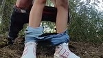 Awesome sexy beautiful girl give Blowjob  fuck Outdoor