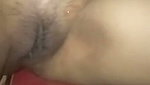 Boyfriend cum on her pussy