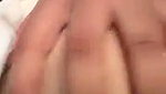 Boyfriend press hot  sexy girlfriend boob