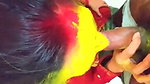 Holi time bhabhi giving Blowjob  fuck hard with devar