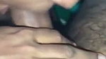 Masked wild girl giving Blowjob