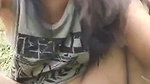 Nepali girl fingering outdoor
