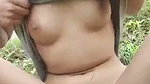 Nepali girl fingering outdoor